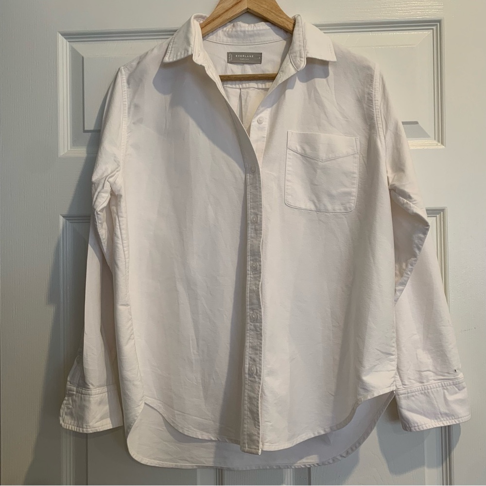 Everlane White Button Down Shirt